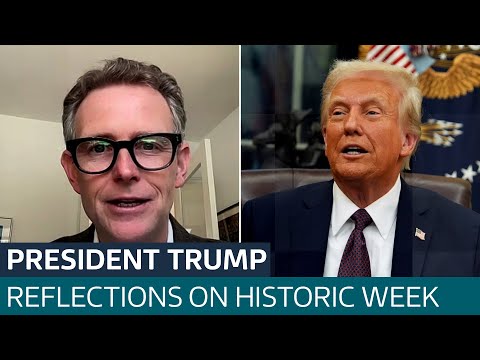 Looking back on President Trump's first week in the White House | ITV News