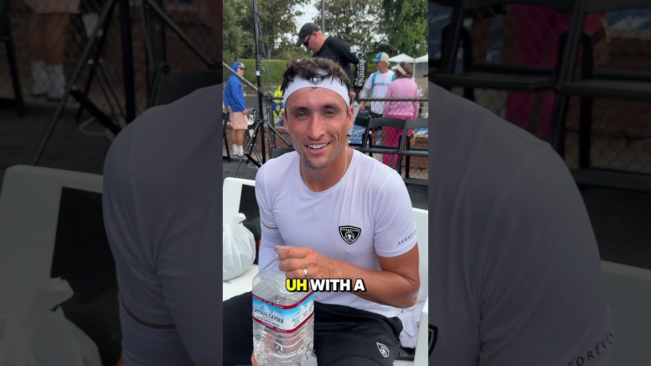 Pickleball OG Jay Devilliers talks after upsetting the number 1 player in the world!