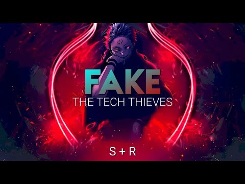 The Tech Thieves - Fake (Slowed & Reverb + Lyrics + AMV edit)#jujutsukaisen