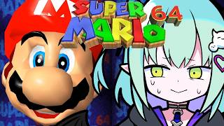 ＃1【 スーパーマリオ64 】名作マリオはじめるじょおおお！クリアしたい【すぺしゃりて / 王猛ちたむ】