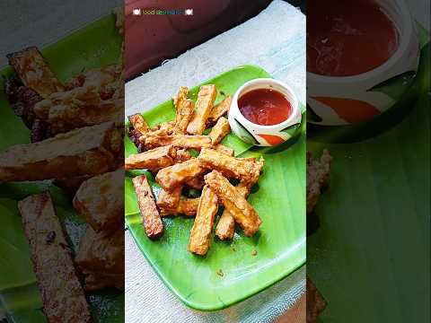 কচু দিয়ে French fries রেসিপি🍟Elephant yam French fries#shorts #food #cooking #recipe #viralvideo