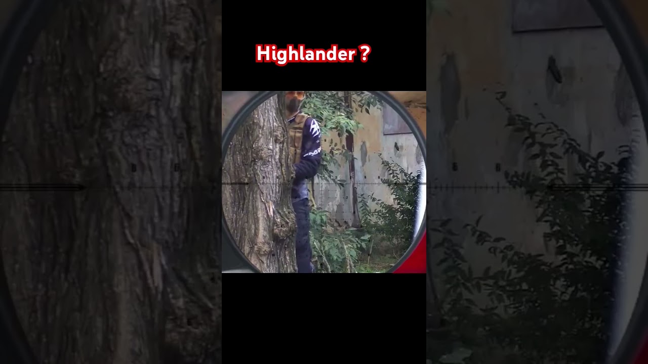 Un cheater ou highlander? Peut-être pas #airsoft #scopecam #cheater