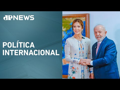 Lula recebe rainha da Dinamarca no Palácio do Planalto