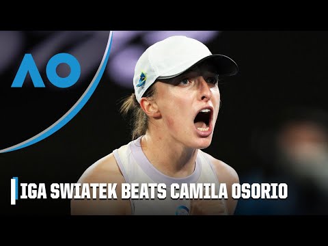 Iga Swiatek wins in straight sets to reach the 3rd round | Australian Open