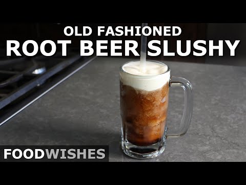 Old Fashioned Root Beer Slushy - Easiest Ice Cream Float - Food Wishes