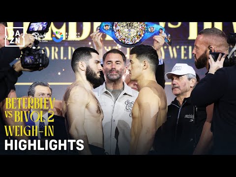 Weigh-In Highlights | Artur Beterbiev vs. Dmitry Bivol 2