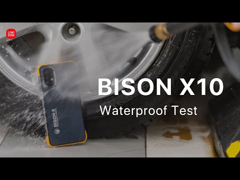 UMIDIGI BISON X10 VS High-pressure Water Gun: Waterproof Test