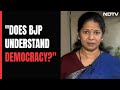 DMKs Kanimozhi After 15 MPs Suspended: Does BJP Understand Democracy?