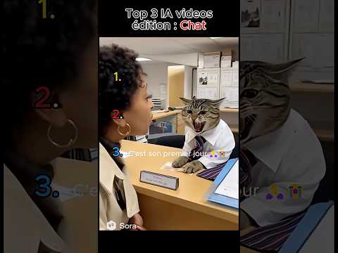 Chat IA en roue libre totale 🧠💥😭3 Scènes FOLLES !  #humour #parodie #blague #sora2