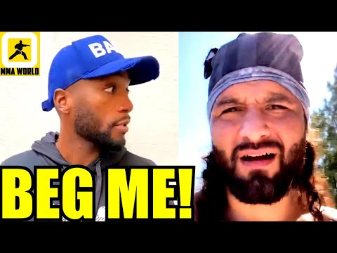 Leon Edwards reacts to Jorge Masvidal telling him to give him a title shot,Makhachev vs Oliveira