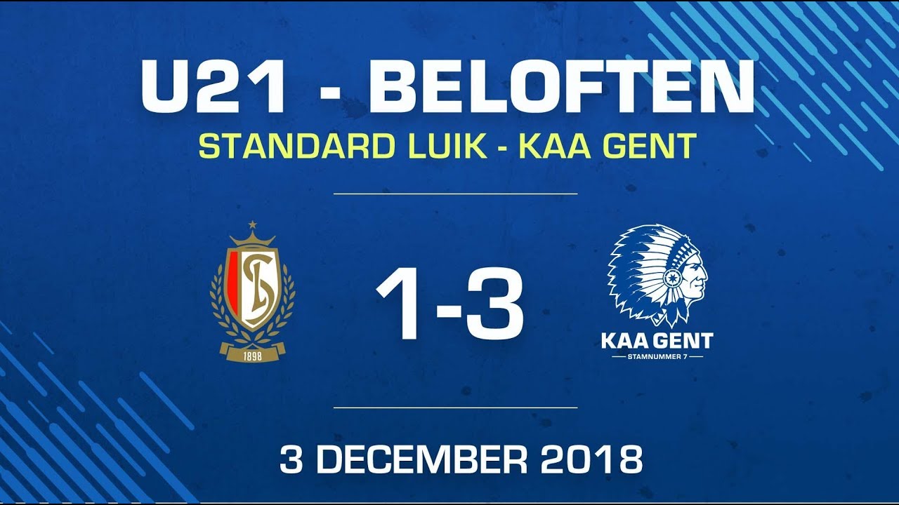 U21 Standard - KAA GENT: 1-3