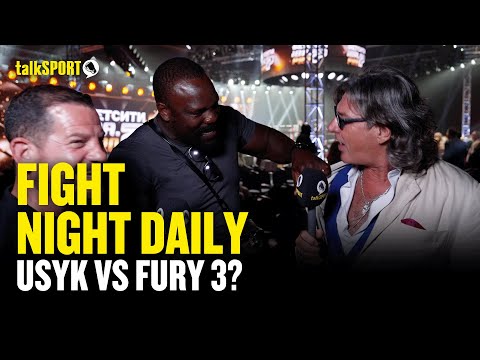 “WE DON’T WANT IT!” Derek Chisora sticks it on Gareth A Davies over Oleksandr Usyk vs Tyson Fury 3