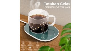 Pratinjau video produk HKITCHEN Tatakan Gelas Pemanas Coffee Cup Warmer Heating Pad - TX-01