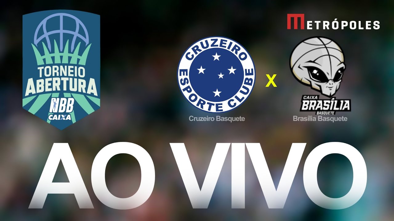 TORNEIO ABERTURA NBB   CRUZEIRO x BRASÍLIA BASQUETE   AO VIVO E COM IMAGENS   300925