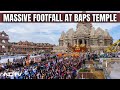 BAPS Temple | Over 3.5 Lakh Visit Abu Dhabis BAPS Temple In A Month Since Inauguration