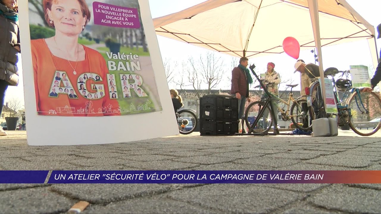 Yvelines | Un atelier « sécurité vélo » pour la campagne de Valérie Bain