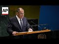Foreign Minister Lavrov tells UN that Russia has no intention of attacking Europe