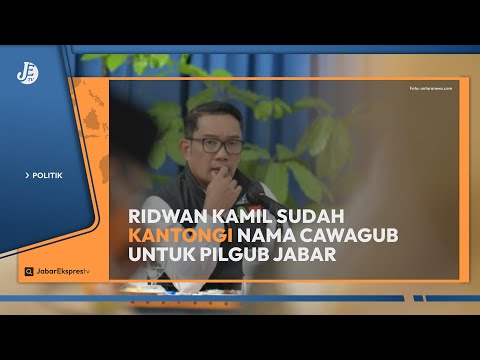 Ridwan Kamil Sudah Kantongi Nama Calon Wakil di Pilgub Jabar 2024