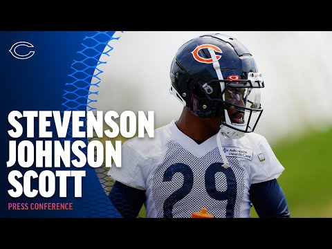 Stevenson, Johnson, Scott reflect on the speed of the NFL | Chicago Bears video clip