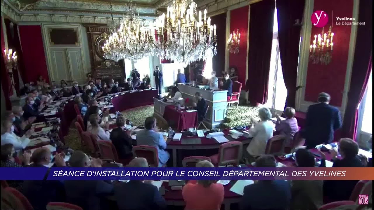 Yvelines | Séance d’installation pour le conseil départemental des Yvelines