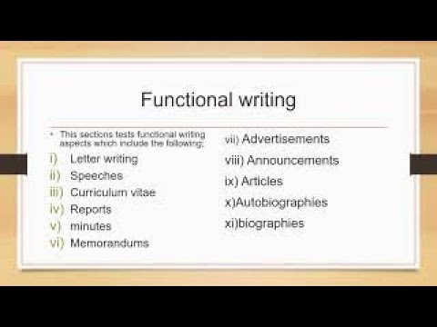 S.4   ENGLISH   FACILITATION ON 02ND AUGUST 2023 # Functional writing