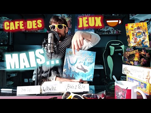 25H de jeux | Café des Jeux#25☕(Distants skies, Canvas, Tag Team, Tiny Epic Dungeon, Babylon)