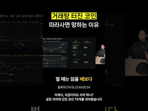 거래량 터진 <strong>코인</strong> 따라사면 망하는 이유