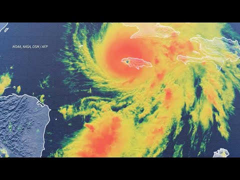 ANIMATED MAP: Hurricane Melissa hits Jamaica | AFP