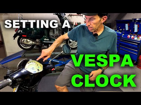 How So Set Your Clock On Any Vespa from 1996 to 2026