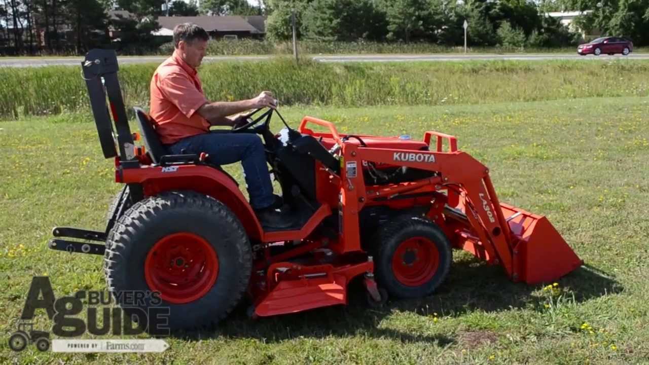 Kubota B7510 Compact Tractor With Front End Loader Attachment. YouTube