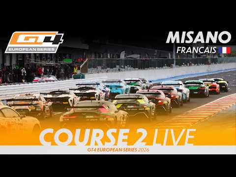 LIVE I Course 2 I Misano I GT4 European Series 2026 (Français)