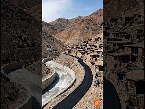 Transformação incrível de uma vila remota em time-lapse 🏞️ #AntesEDepois