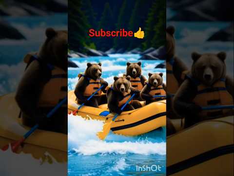 चार भालू पानी वाले जहाज़ में डूबने लगे 🐻🚢 | डरावनी जंगल कहानी | #Cartoon #viral#Short Video#viralvid