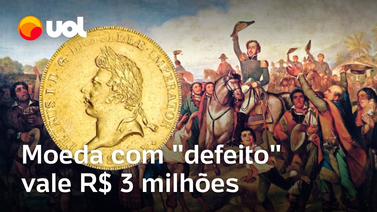 Moeda avaliada em R$ 3 milhões é a mais cara do Brasil; saiba sua história