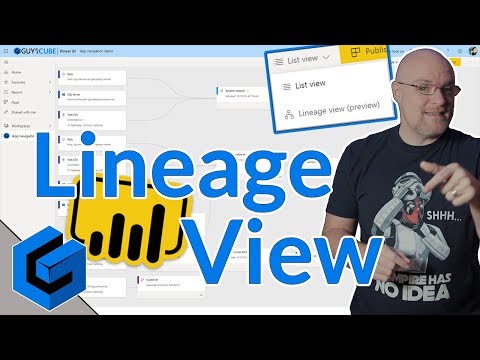 Looking at the Lineage View in Power BI (October 2019)