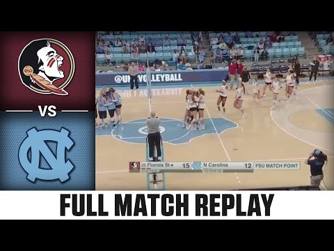 Florida State vs. North Carolina Full Match Replay | 2023 ACC Volleyball