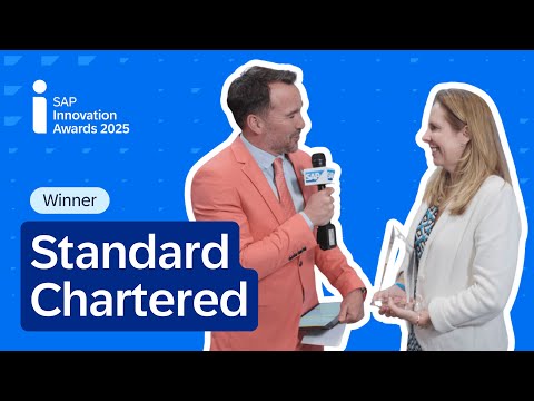 Standard Chartered is a Winner at the SAP Innovation Awards for AI Excellence and People Experience
