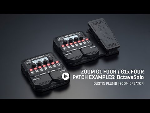 video Zoom G1X FOUR Multi-effects Processor with Expression Pedal