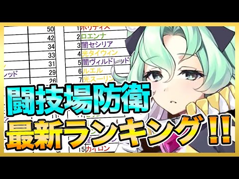 【エピックセブン 】最新！闘技場防衛ランキング！月影＆神秘ガチャで奇跡！？ww