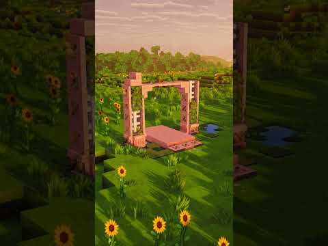 Lets build a whimsical arch in Minecraft #mc #gaming #Resourcepack #mcyt #mcbuilds