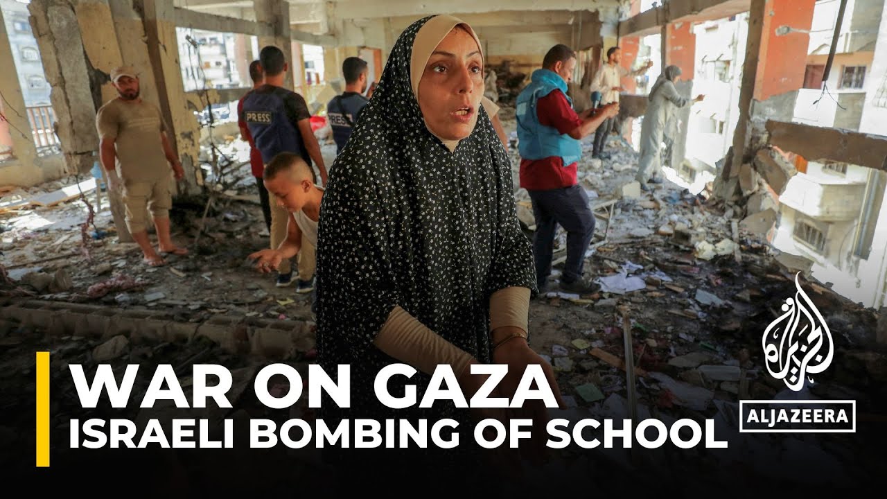 Seven killed in Israeli bombing of the Kafr Qasim School in the Shati refugee camp
