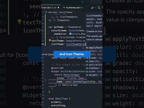 How to use Themes in #Flutter