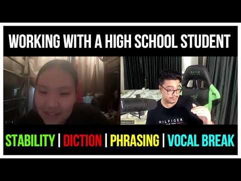 Working with a High School student from Vietnam on Stability on High notes
