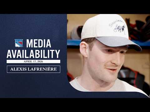 NYR 2026 Exit Day: Alexis Lafrenière Media Availability | April 17, 2026