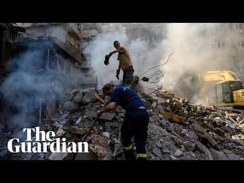 Search for survivors continues in Beirut after deadly Israeli strikes