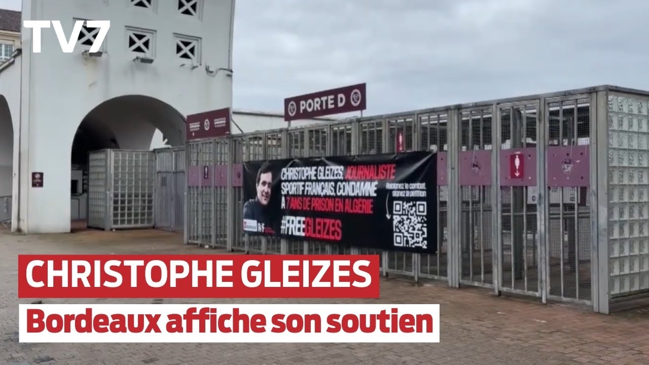 Christophe Gleizes : la ville de Bordeaux affiche son soutien
