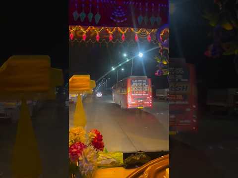 🥰 the Indian buses horn in volvo bus 🚌 sleeper buses in Mahadev travel #shorts #short #love