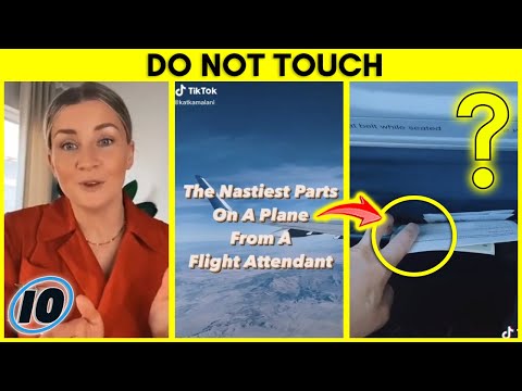Стјуардеса открива - кои се највалканите места во авионот што никако не треба да ги допирате?