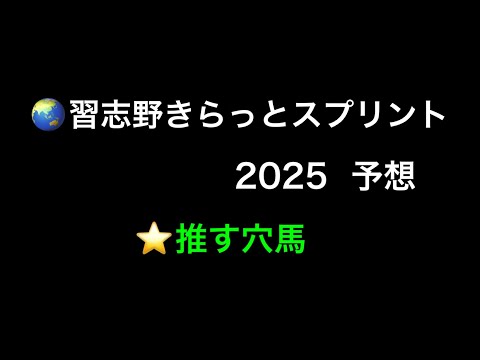 【地方競馬予想】　船橋重賞　習志野きらっとスプリント　予想　2025