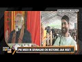 PM Modi Interacts with Beneficiary Nazim at Viksit Bharat Viksit Jammu Kashmir Program | News9